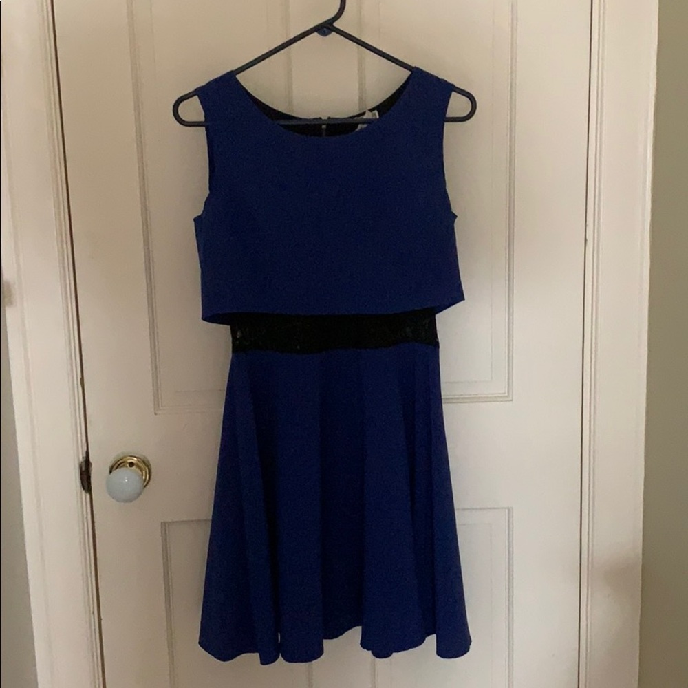 Blue dress